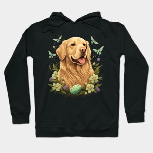 Golden Retriever happy easter day Hoodie